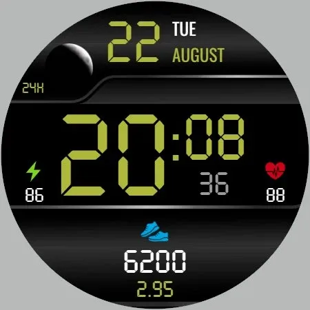 WR 007 Digital Watch Face screenshot 27