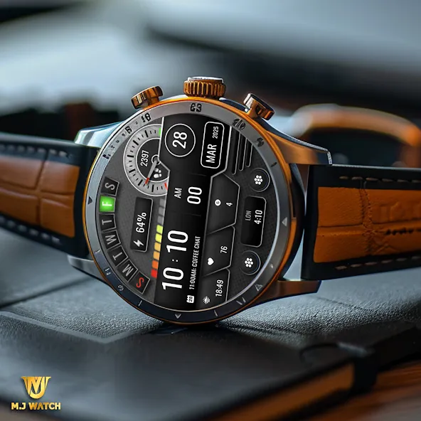 MJ168 Digital Sport Watch Face screenshot 1