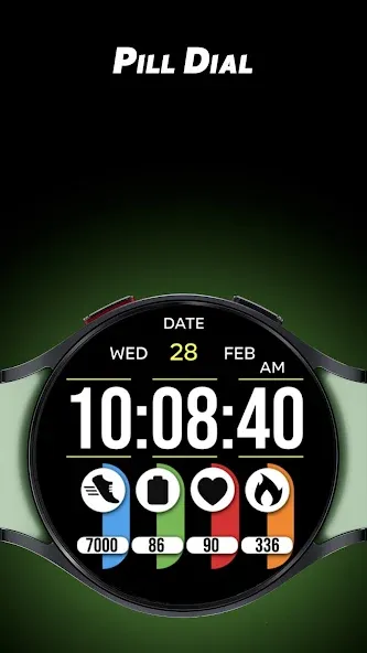 Pill Dial - Watch face screenshot 1