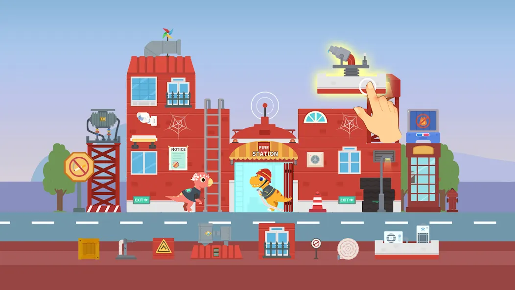 恐龙城市 - 儿童创造力培养,教育益智应用 screenshot 1