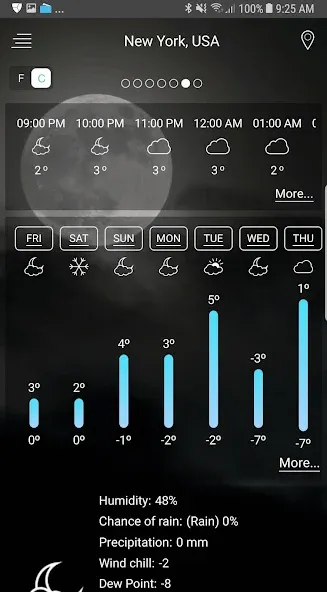 Weather app screenshot 2