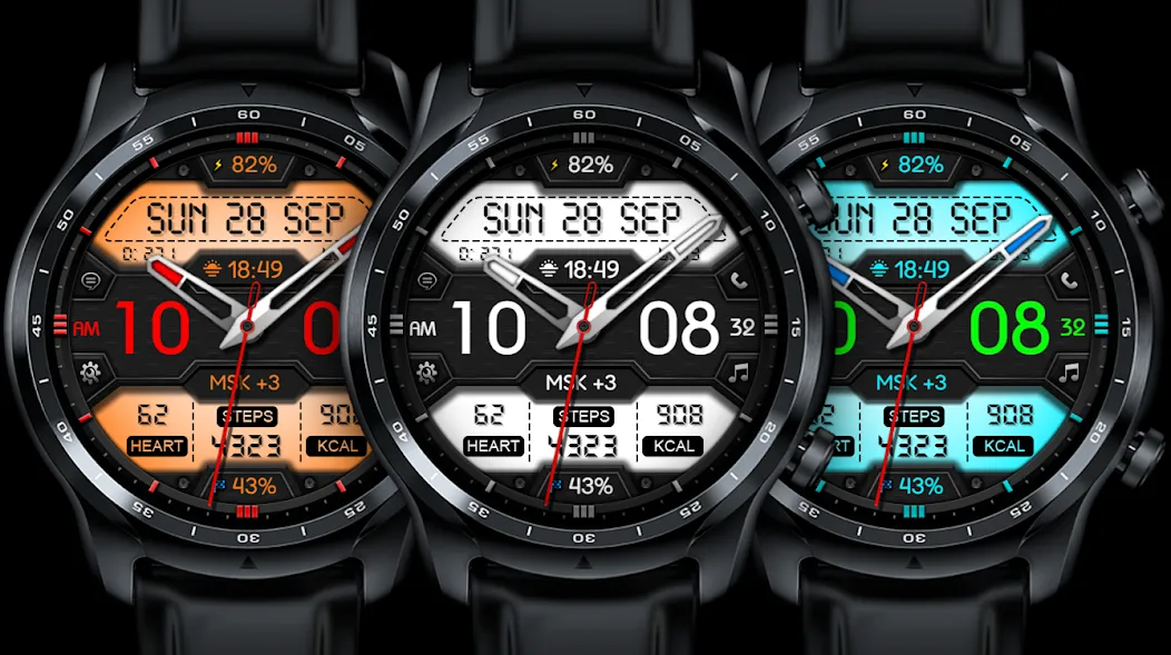Hybrid MEZIGN CTS53 Watch face screenshot 1