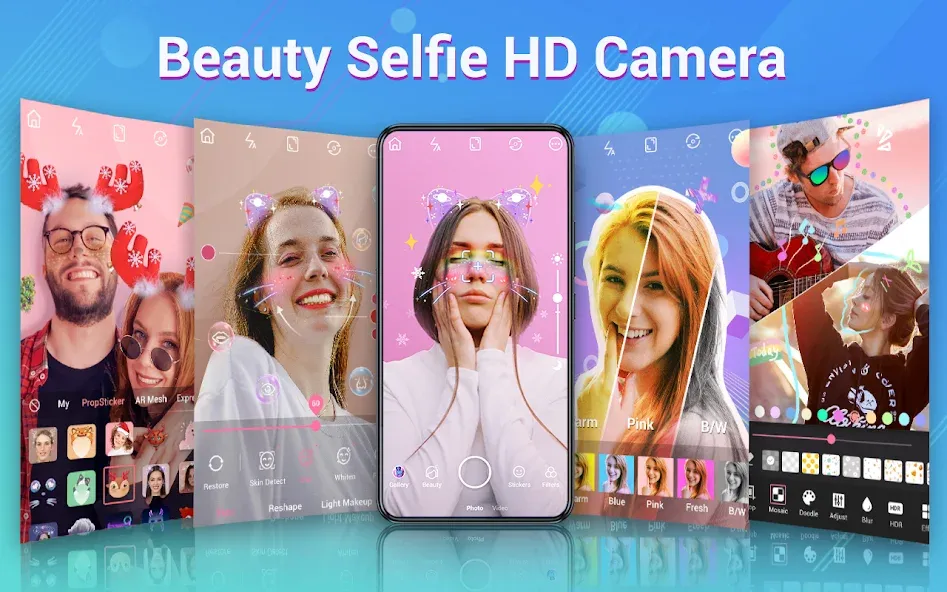 Cámara de belleza HD Selfie screenshot 1
