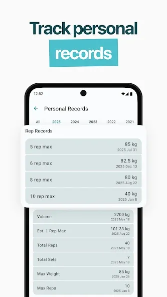 RepCount Gym Workout Tracker screenshot 7