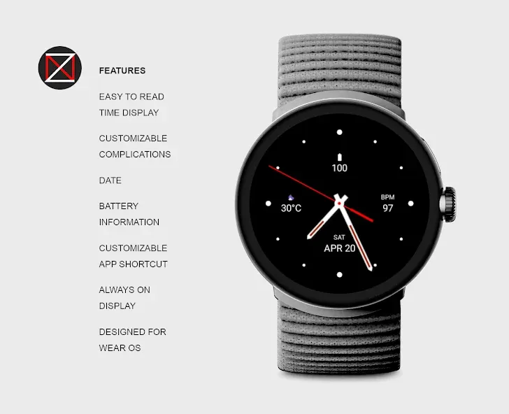 Minimal Analogue Watch Face screenshot 2