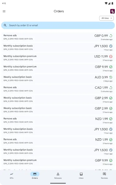 Google Play Console screenshot 12
