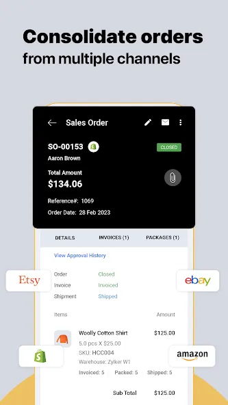 Inventory Management App -Zoho screenshot 1