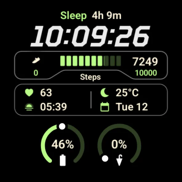 MDS02 Digital Watch Face screenshot 12