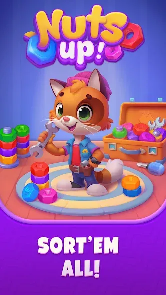 Nuts UP! Bolts Sort Puzzle screenshot 8