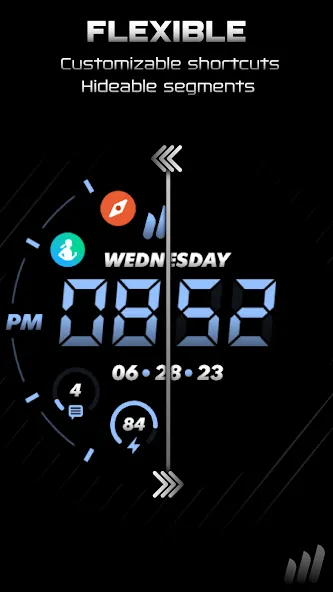 NW Digital Wear OS Watch Face screenshot 4