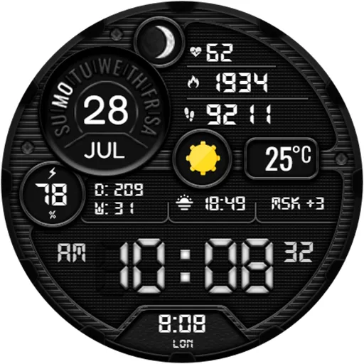 DIGI MADRASAN CTS33 Watch face screenshot 13