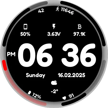 GRBL Bars Watchface screenshot 6
