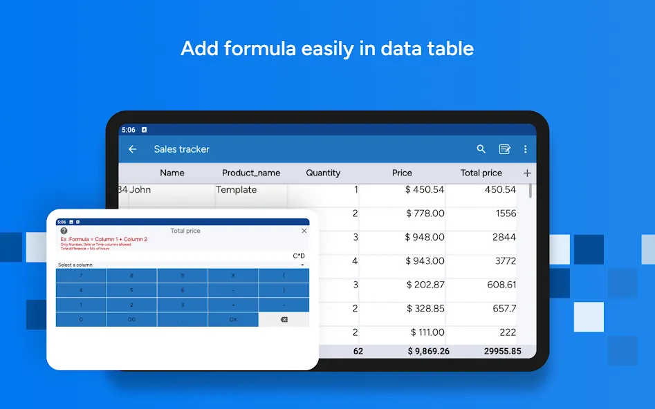 Table Notes - Mobile Excel screenshot 11