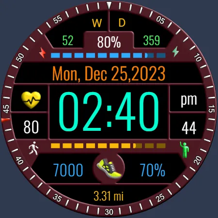 Iris503 Digital Watch Face screenshot 12