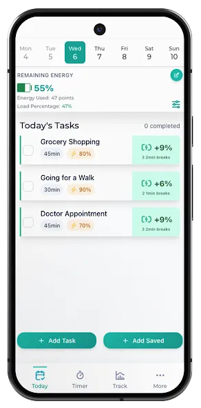 MyPace: Pacing & Energy App screenshot 1