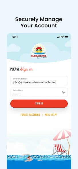 Sunsational Swim Instructor screenshot 1