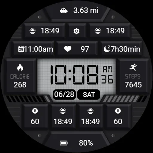 【Digital】Retro Black Buttons screenshot 42