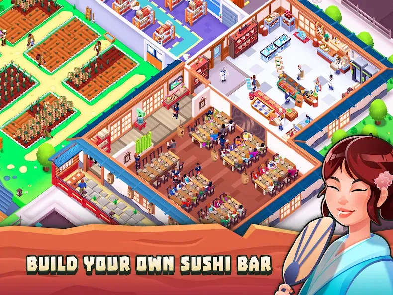 Sushi Empire Tycoon—Idle Game screenshot 7