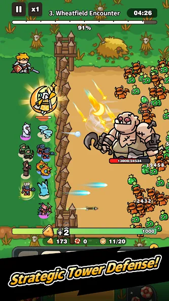 Pull Pull Pull Heroes -TD Game screenshot 1
