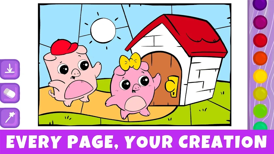 Art Games for Kids: Bibi Tales screenshot 5