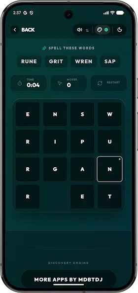 Sliding Words Escape Offline screenshot 4