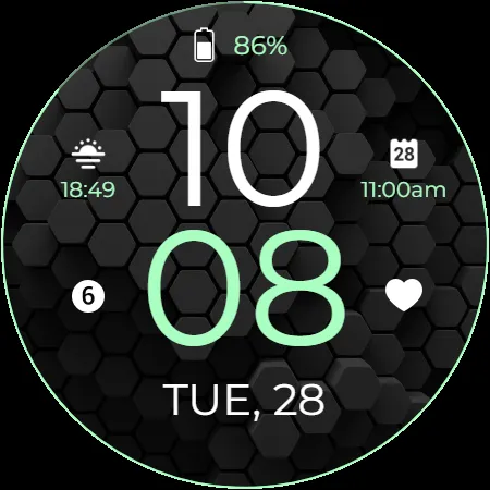 Minimal Watch Watch Face screenshot 6