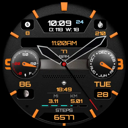 T002 BASILEUS Hybrid WatchFace screenshot 12