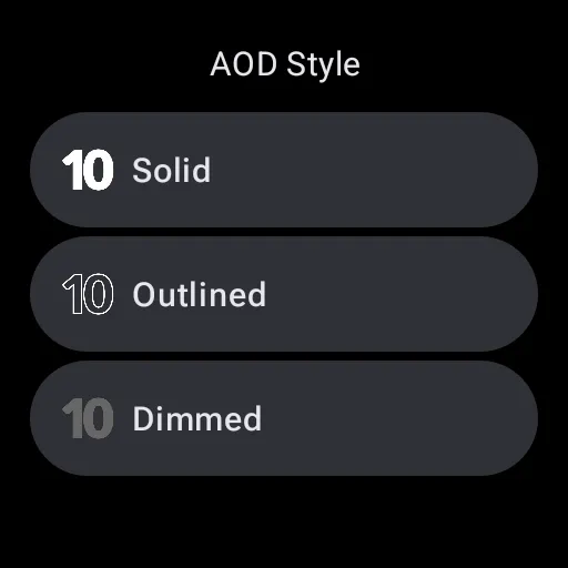 Big Aurora Glow Watch Face screenshot 8