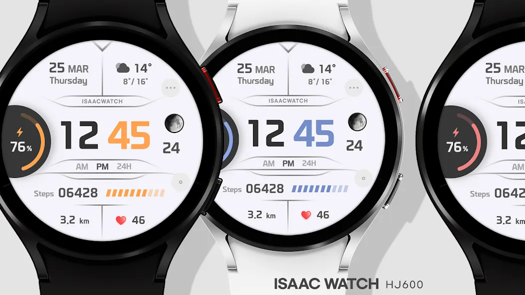 ISAAC WATCH HJ600 White screenshot 2