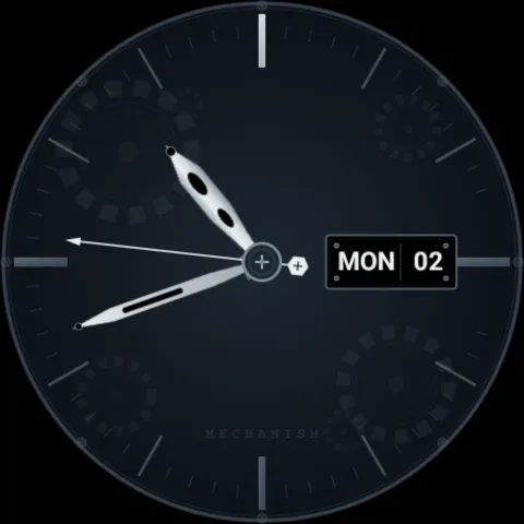 Dark Mechanism - watch face screenshot 8