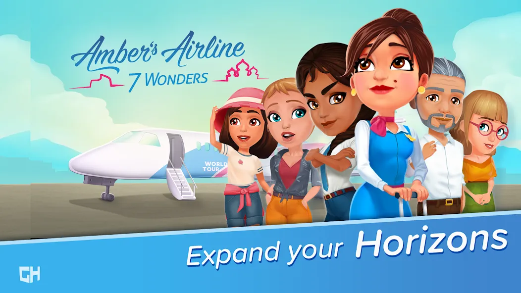 Amber's Airline - 7 Wonders screenshot 1