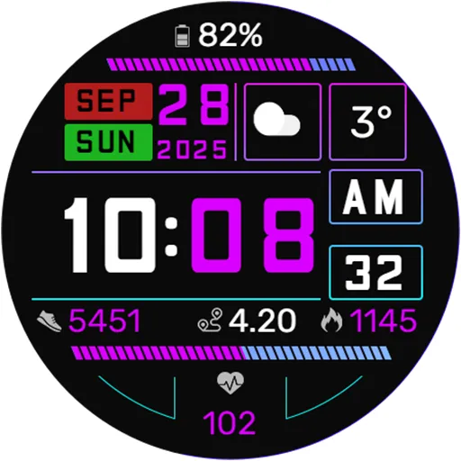 DIGI CONDUE Watch face screenshot 22