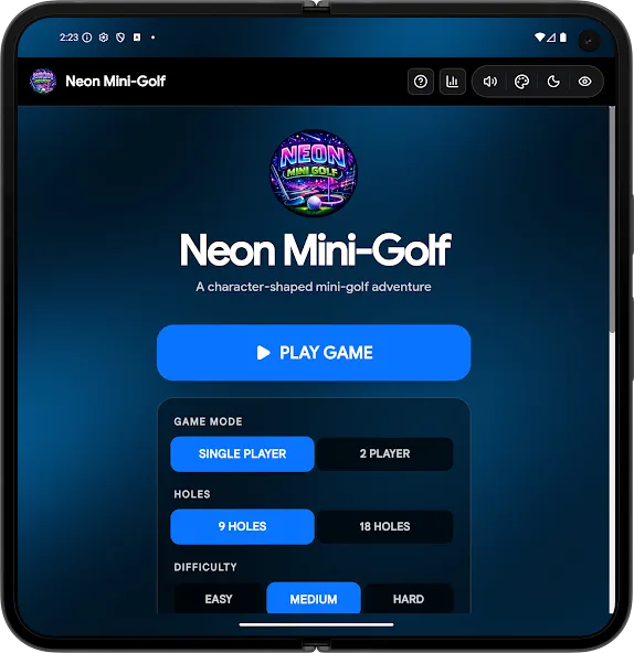 Neon Mini Golf Offline No Wifi screenshot 17