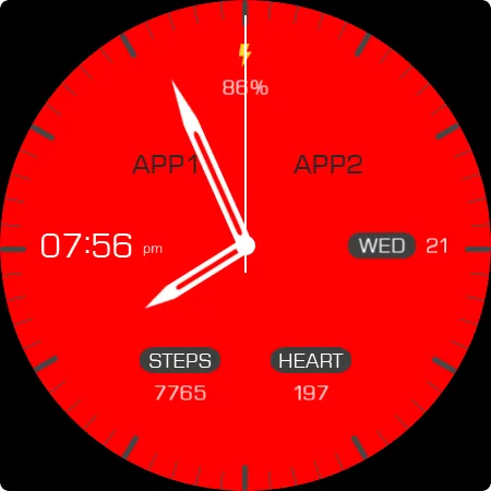 Key068 Analog Watch Face screenshot 28