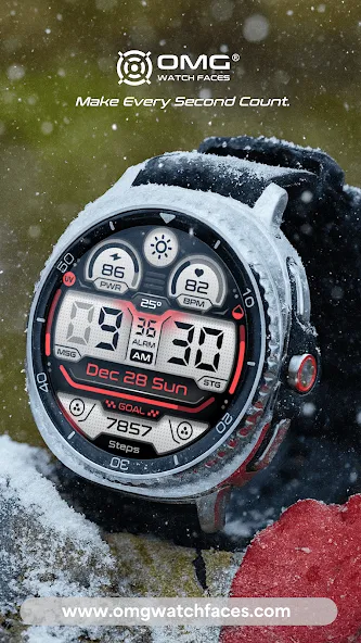 OMG 428 - Digital Watch Face screenshot 6