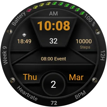 TSD48 Digital Watch Face screenshot 29