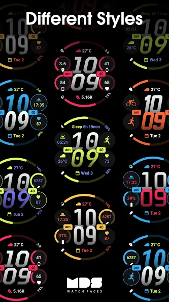 MDS03 Digital Watch Face screenshot 7
