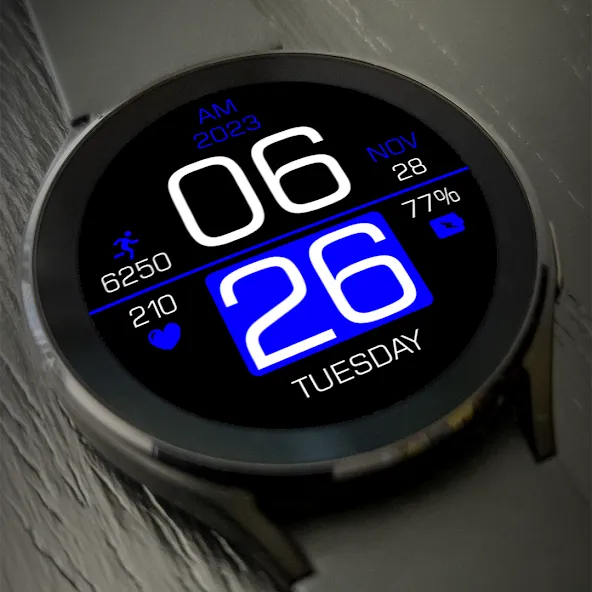 Key108 Digital Watch Face screenshot 2