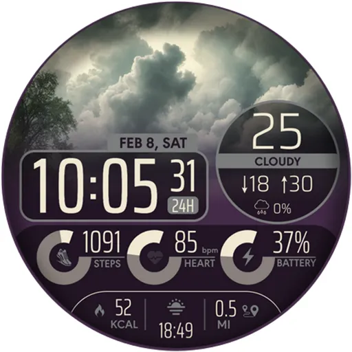 Weather Watchface — NDW067 screenshot 34