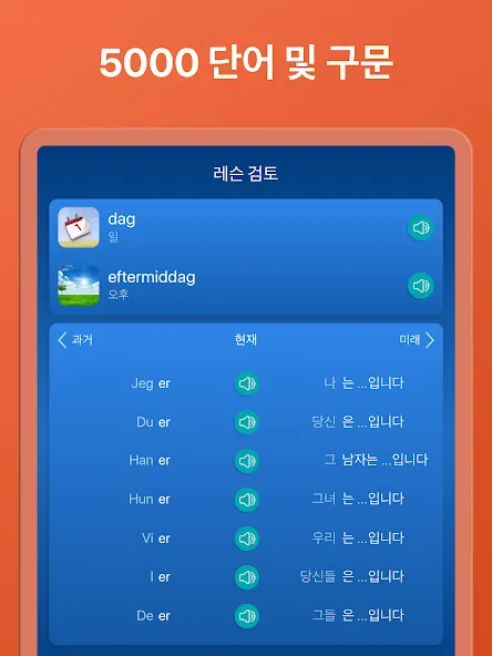 덴마크어 공부 - 지금 말하세요 screenshot 14