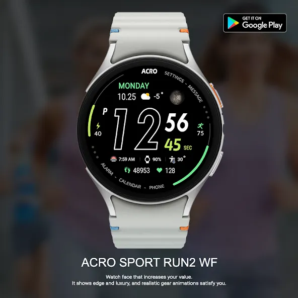 ACRO Sport Run2 Watchface screenshot 1