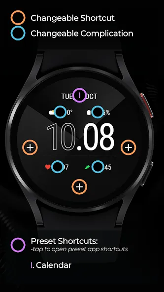 TVV Minimal 8 Watch Face screenshot 5