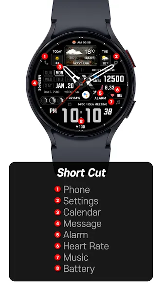SamWatch AD Neon Weather screenshot 3