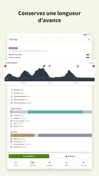 komoot - rando, vélo & course screenshot 10