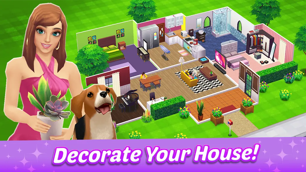 Home Street - Dream House Sim screenshot 1