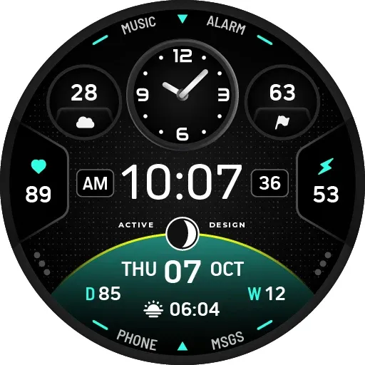 Odyssey 2: Hybrid Watch Face screenshot 47