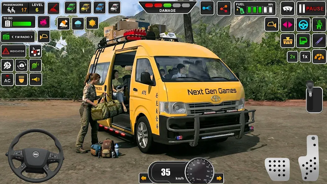 City Van Driving Simulator 3D screenshot 4