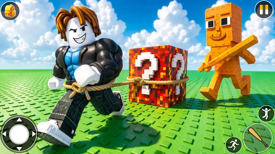Pull Lucky Blocks Game 3D screenshot 2