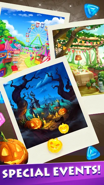 Gummy Drop! Match 3 & Travel screenshot 4