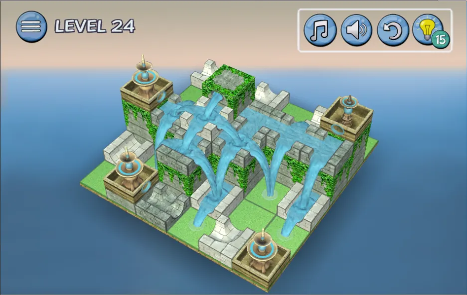 Flow Water Fountain Puzle 3D screenshot 20